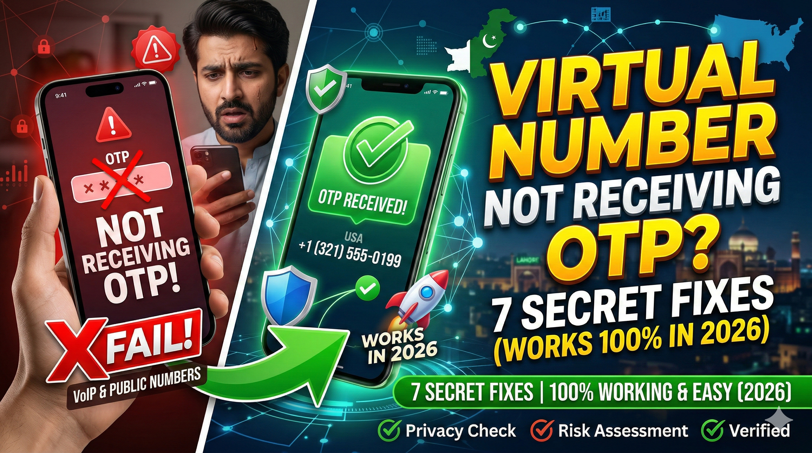 Why Your Virtual Number is Not Receiving OTP? 7 Secret Fixes for 2026